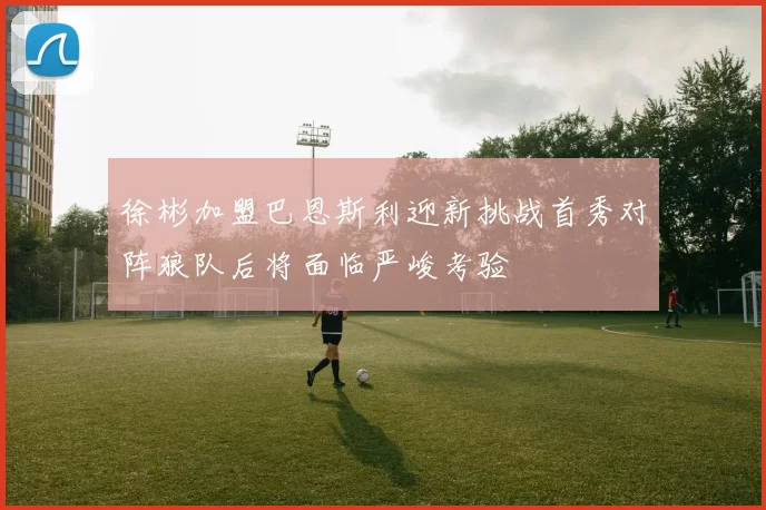 徐彬加盟巴恩斯利迎新挑战首秀对阵狼队后将面临严峻考验